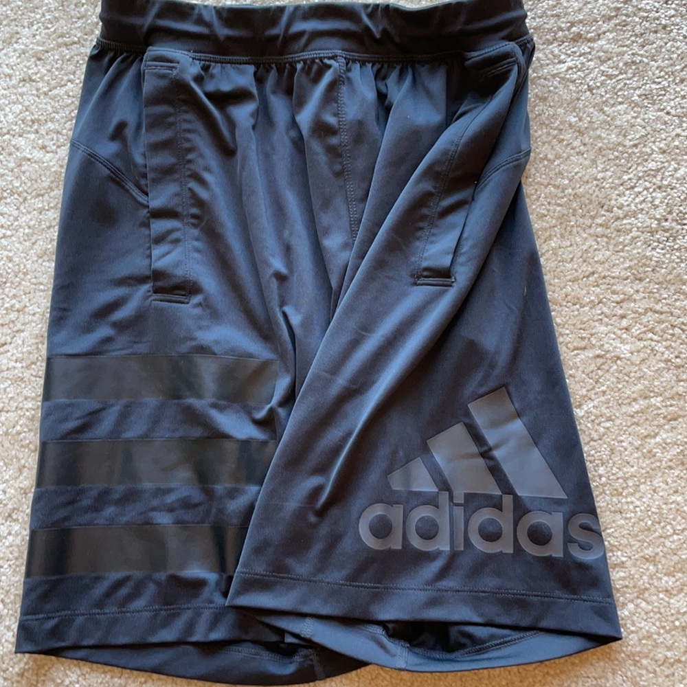 Black Adidas Shorts Size Large